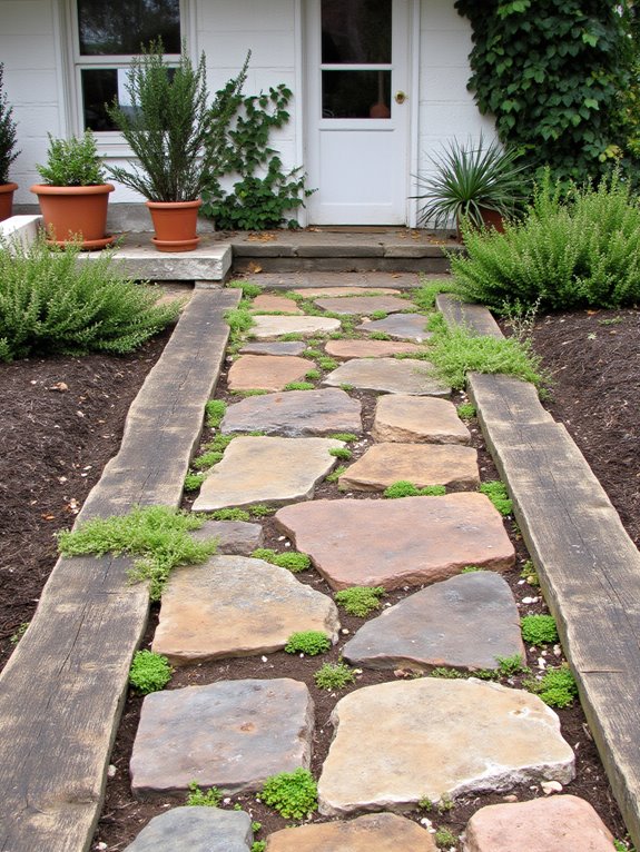 recycled materials enhance walkways