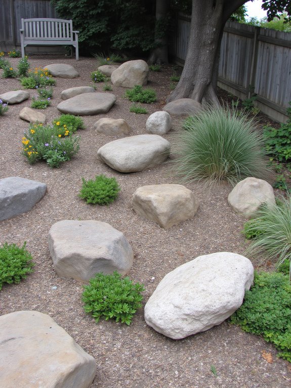 rock garden landscape transformation