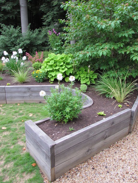 rustic timber landscape transformation
