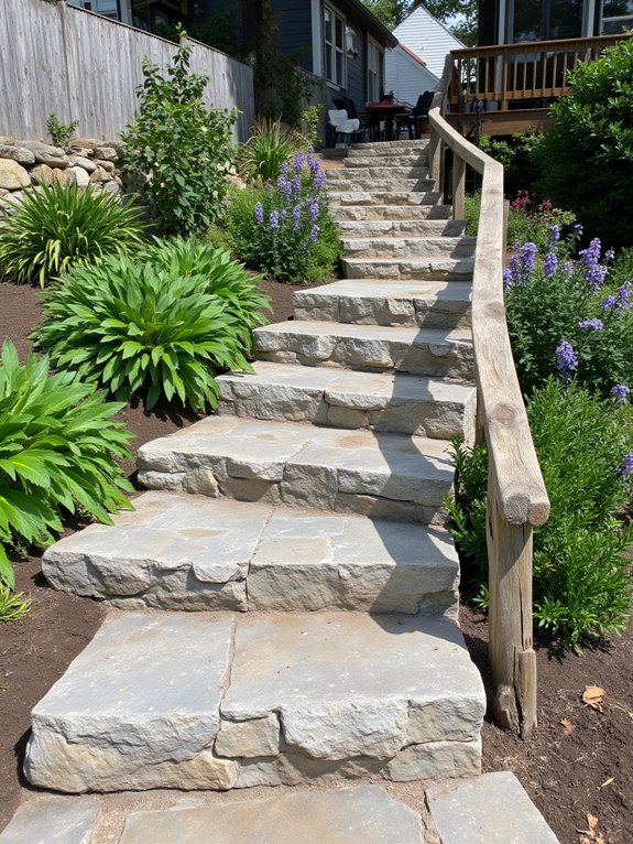 safe multi level step installation