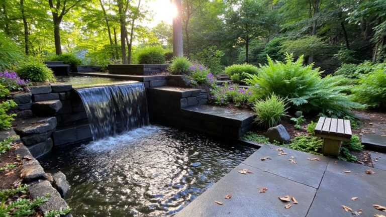 sculptural waterfall design ideas