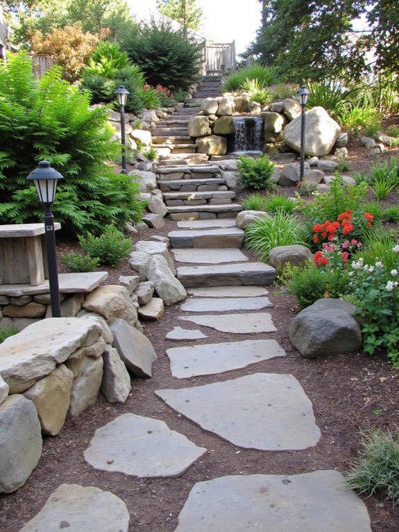 seamless accessible landscaped pathways