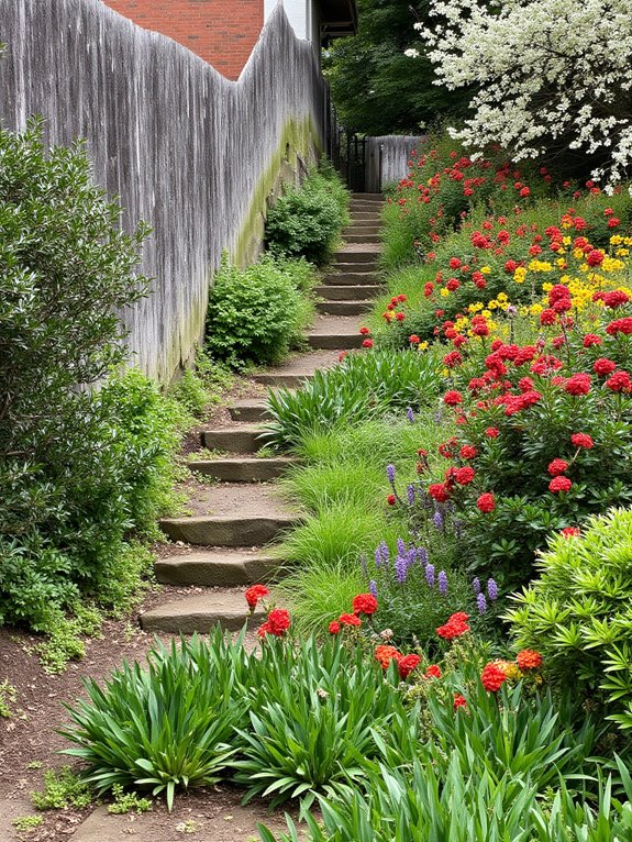 seasonal colorful flower blooms
