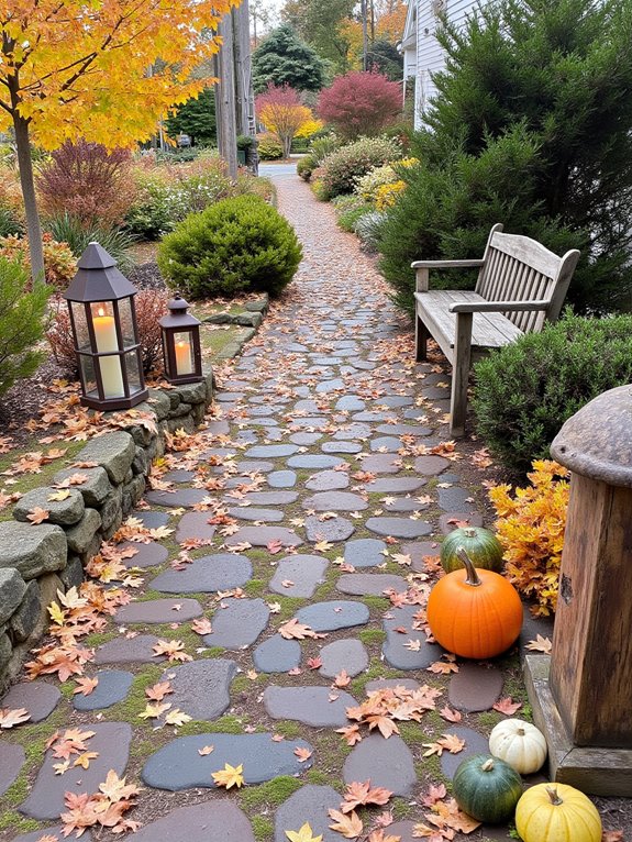 seasonal path decoration ideas