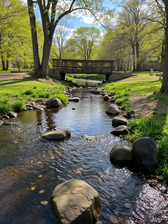 serene creek landscape retreat