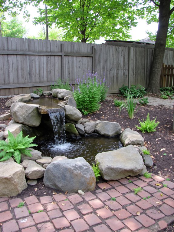 serene water feature oasis