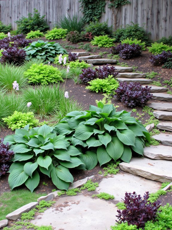 shade tolerant plants for slopes