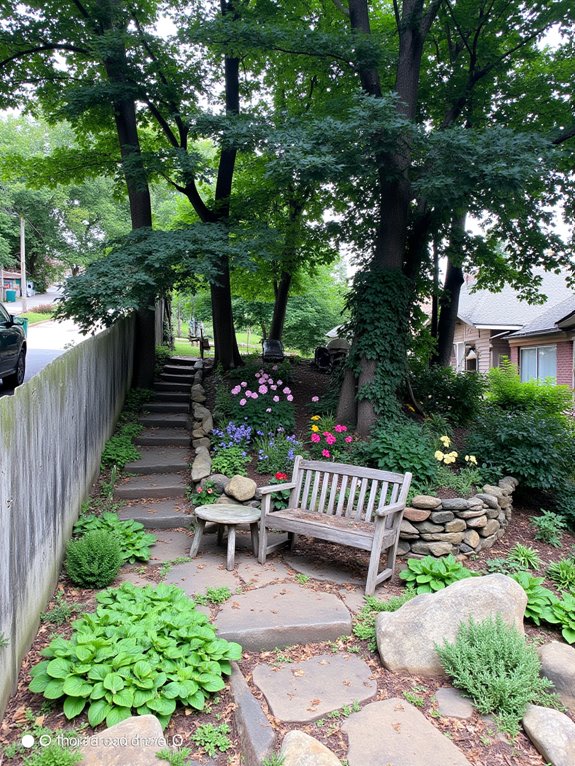 shade trees create retreats