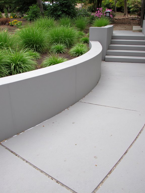 sleek modern low maintenance walls