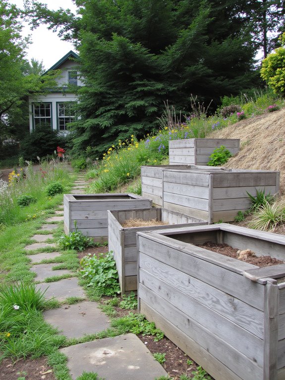 slope safe composting system