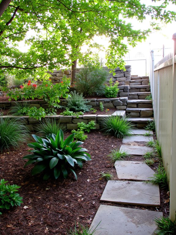 sloped garden maintenance techniques