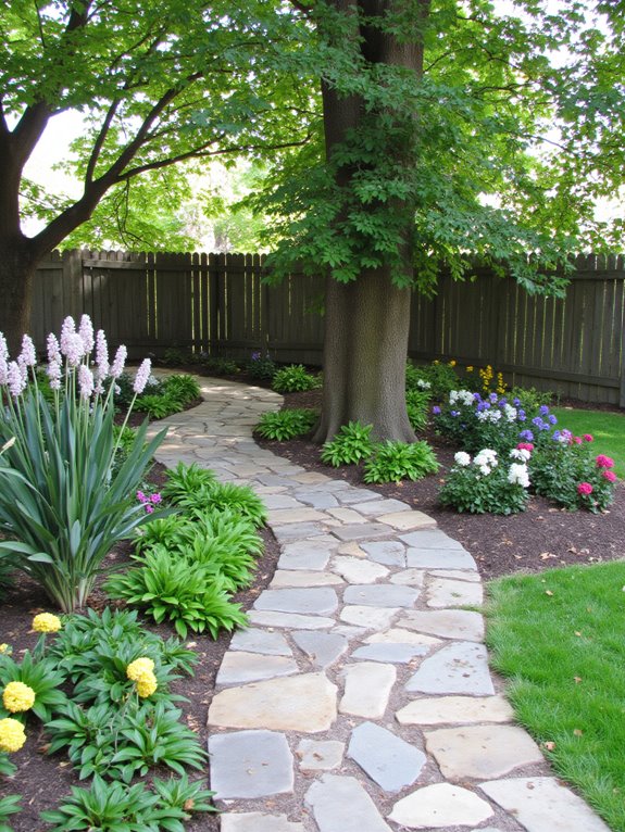 sloped paths enhance landscapes