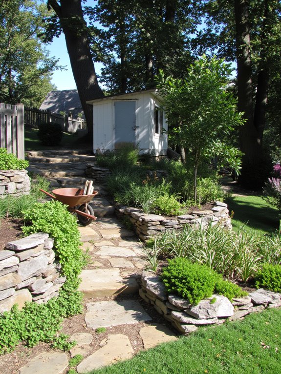 sloped yard maintenance challenges
