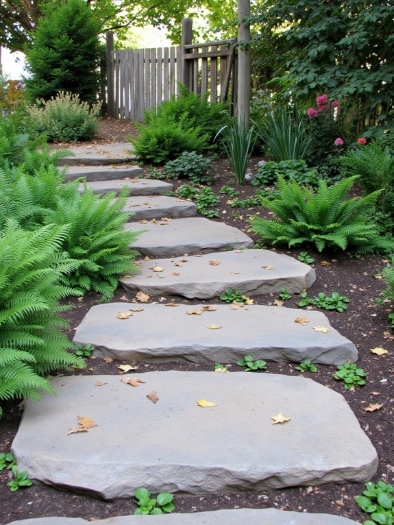 stepping stones enhance pathways
