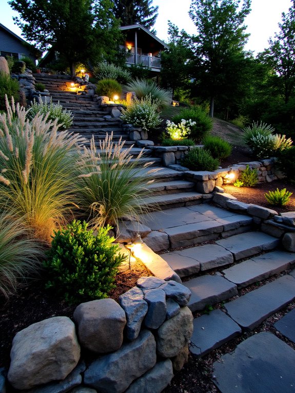 strategic landscape lighting effects