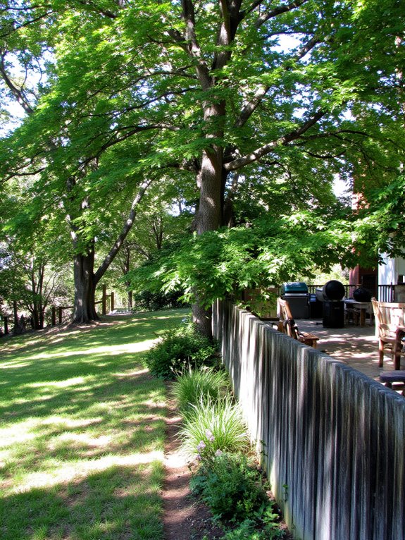 strategic tree planting privacy