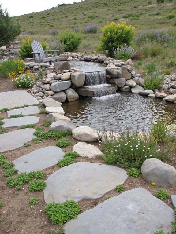 stunning water feature centerpiece