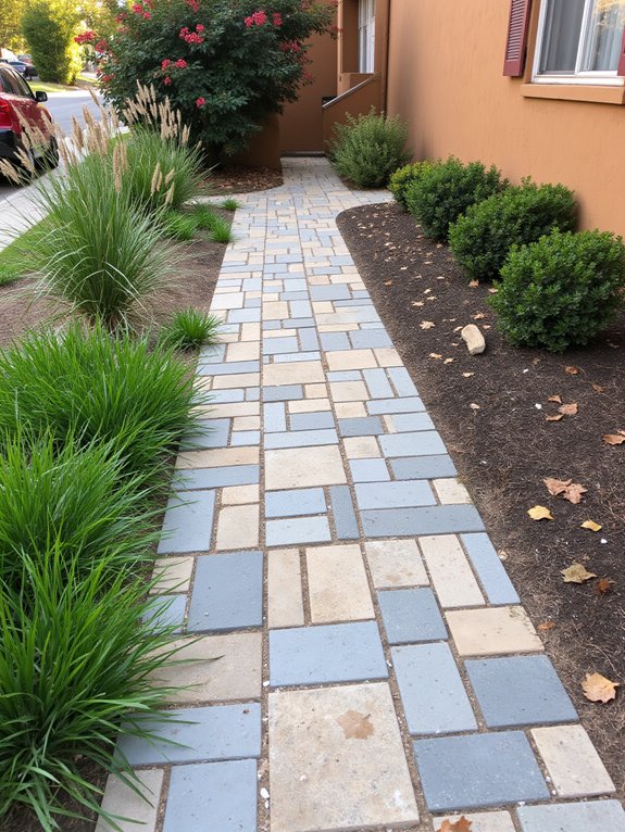 stylish durable low maintenance walkway