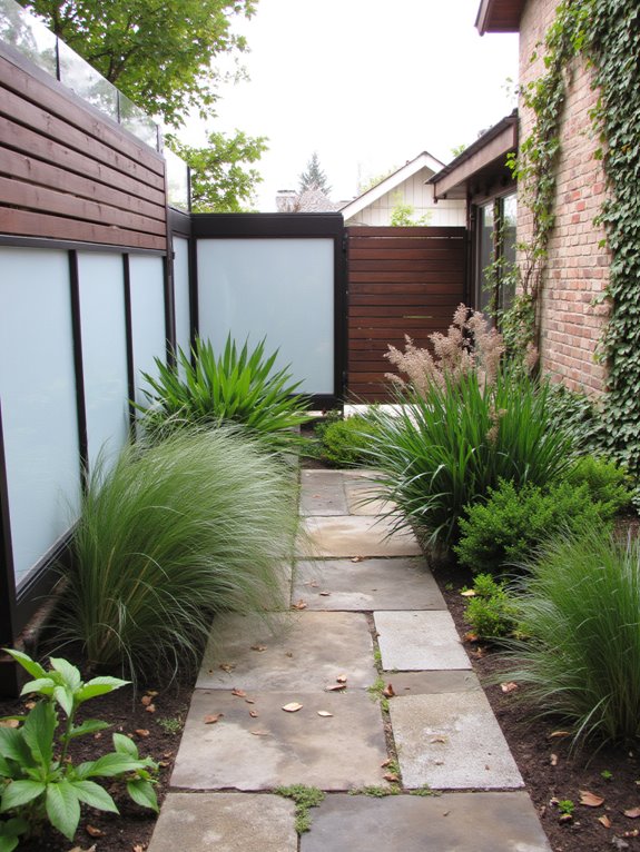 stylish privacy fence options