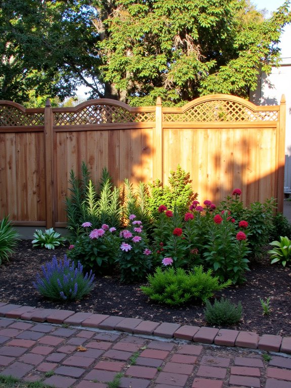 stylish privacy with fencing