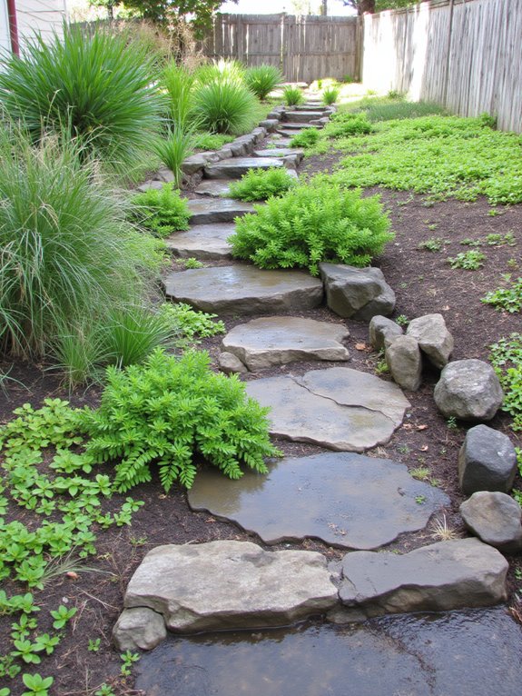 sustainable rain garden design