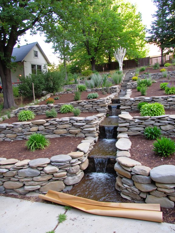 sustainable tiered landscaping practices