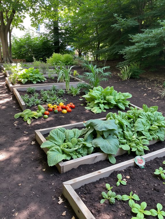 terraced beds for gardening
