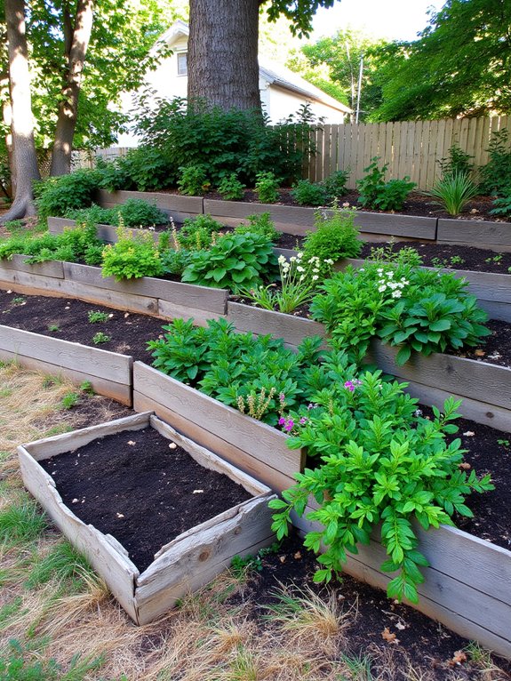 terraced garden beds benefits