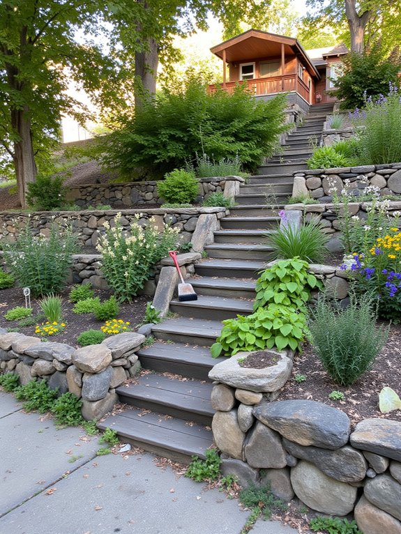 terraced gardens for accessibility