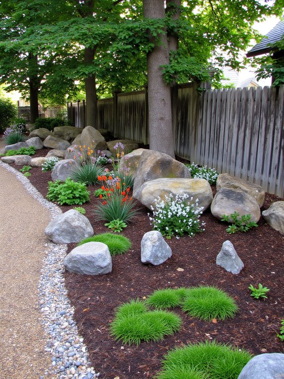 textured charm in gardens