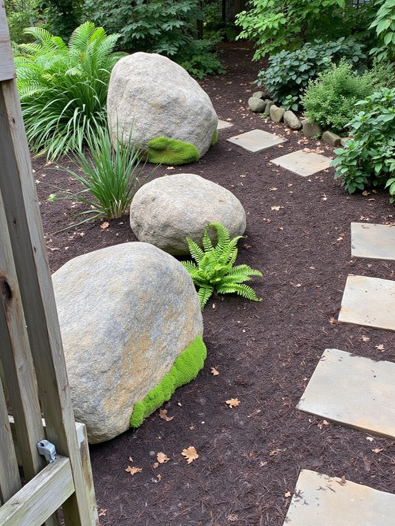 textured focal points outdoors