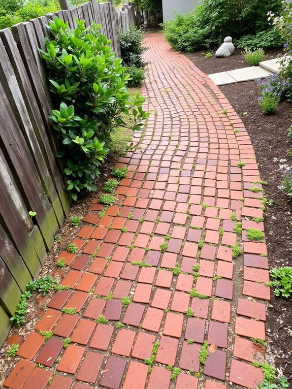 timeless durable brick walkways