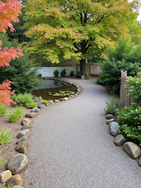 tranquil hillside zen garden