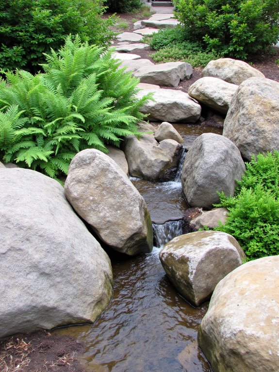 tranquil water features enhance serenity