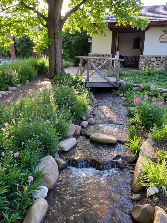 tranquil water features enhance serenity