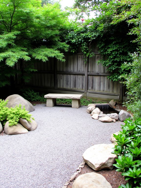 tranquil zen garden design