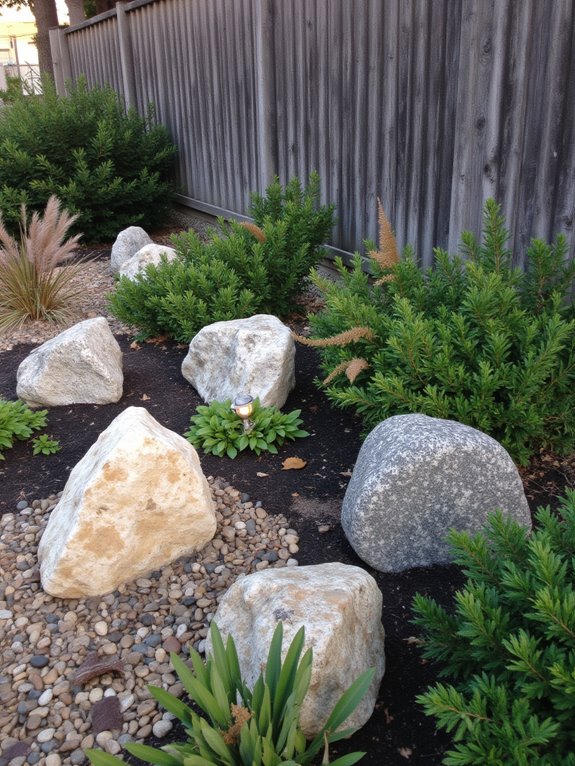 transform rocks with lighting