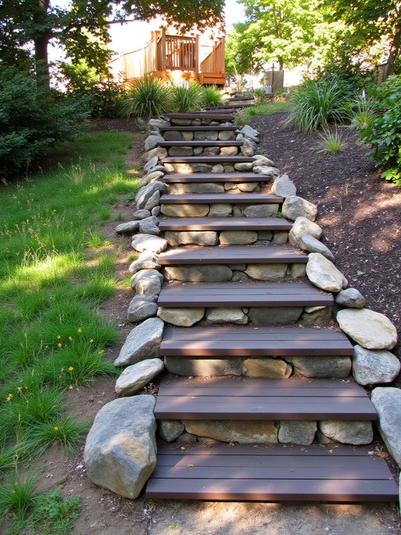 transform sloped backyard access