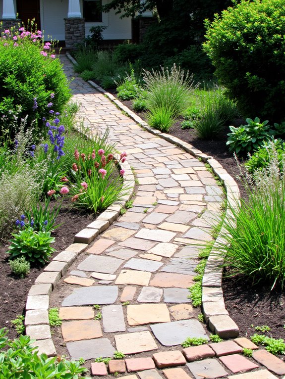 transform sloped path edges