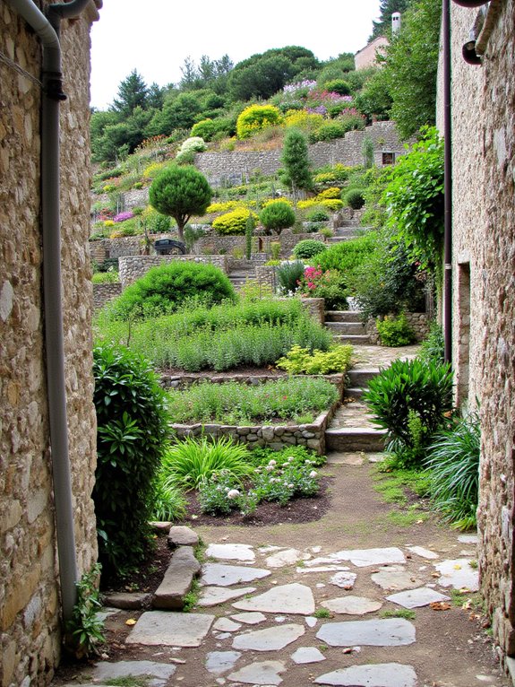 transforming sloped yard beautifully