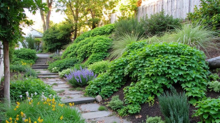 unique hillside planting ideas