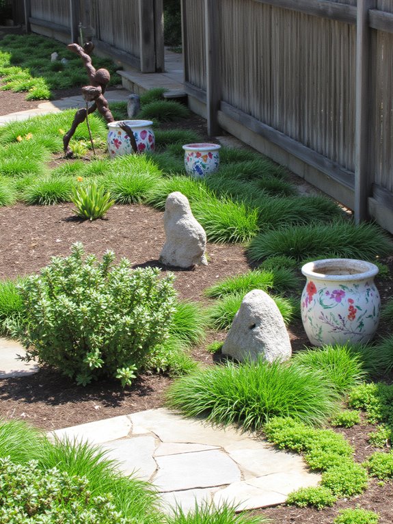 unique outdoor art touches