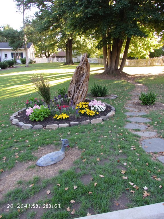 unique yard art installations