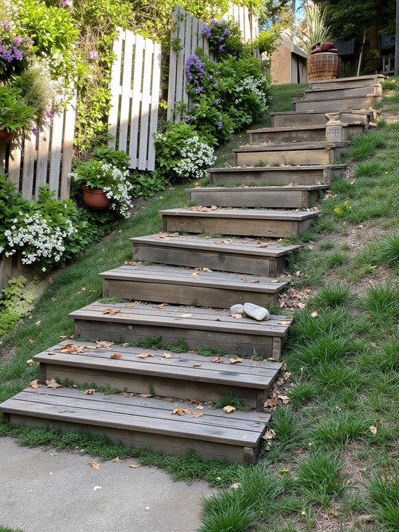 vertical gardens enhance steps
