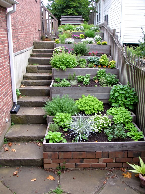 vertical gardens on slopes