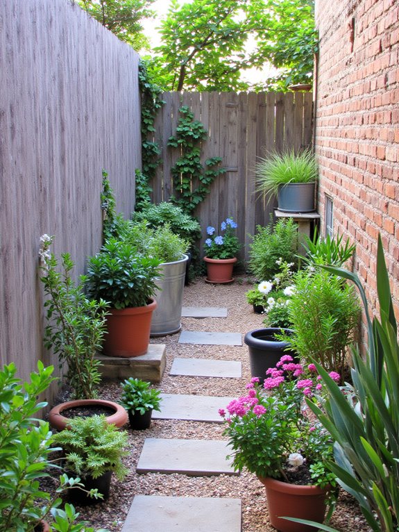 vertical planters and containers