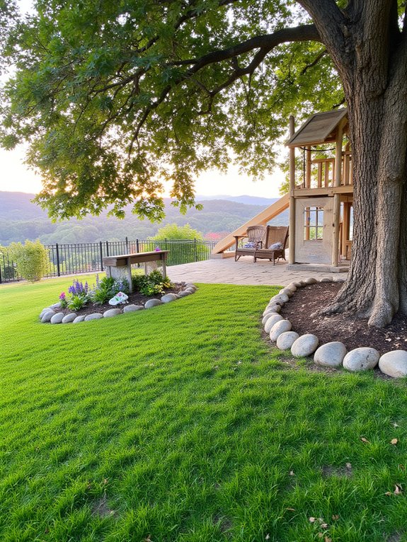 vibrant family friendly play area