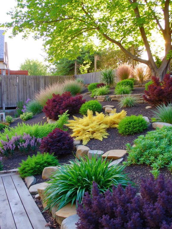 vibrant foliage enhances landscapes