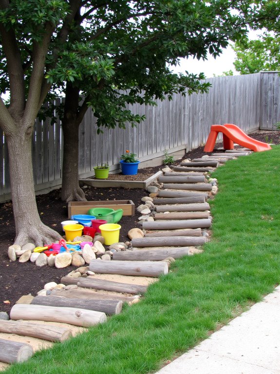 vibrant kid friendly play area