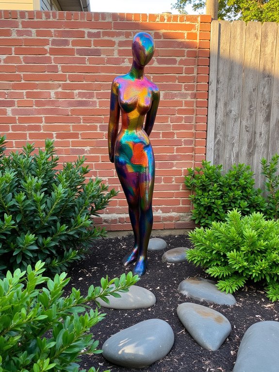 vibrant outdoor art installations